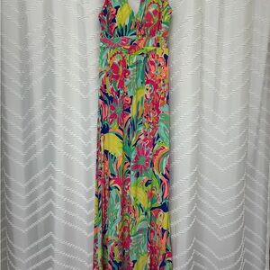 Lilly Pulitzer Colorful Floral Maxi Dress